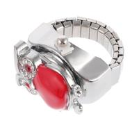BESTYASH Orologio Anello Creativo Forma Di Gufo Con Coperchio -up Orologio Da Dito Vintage Per Uso Quotidiano Per Occasioni Speciali