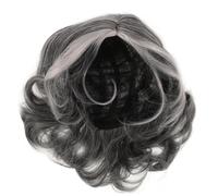 BESTYASH Parrucca a fascia parrucche per donne anziane parrucche da nonna per le donne parrucche per umani corti parrucche in stile Filo ad alta temperatura Grigio chiaro