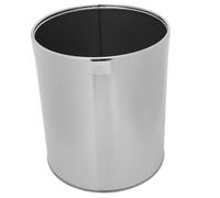 BESTYASH Pattumiera Rotonda in Acciaio Differenziata Casa Contenitore Rifiuti Compatto per Cucina Bagno e Design e Semplice