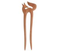 BESTYASH Peach Wood Hairpin Bastoncini Di Tornante Classico Decorazioni Per Per Donne Forcine Per a Forma Di u Fermaglio Per a Forma Di u Vale a Dire Mogano