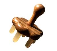 BESTYASH Pettine Massaggiatore in Corno per Cuoio Capelluto Antistatico Design Ergonomico Massaggio Rilassante per Famiglia e Strumento per Stimolare la Circolazione