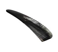 BESTYASH Pettine Per Chioma Lisci e Massaggiante in Corno Naturale Di Yak, 20-22 Cm, Spessore 6-8 Mm, Per Uso Domestico e Styling Chioma, Texture Unica e Lucidatura Artigianale