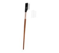 BESTYASH Pettine per in Metallo con in Legno Ergonomico Strumento per Sopracciglia e Accessorio per