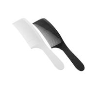 BESTYASH Pettine Piatto Da Barbiere Curvo 2 Pezzi Set Per Tagliare Chioma Design Resistente in Plastica, Adatto a Barbieri Professionisti e Uso Domestico Per Tagli Precisi e Sfumature Uniformi