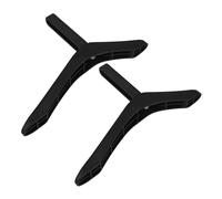 BESTYASH Piede Tv in Plastica Supporto Per Tavolo Da Soggiorno Base Per Schermo Led Tv Compatibile Con Vari Modelli Installazione Facile Nero