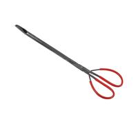 BESTYASH Pinza in Ferro Rinforzato con Impugnatura Morbida Antiscivolo Morsa Robusta per Carbone Strumento Versatile per Barbecue, Focolare e Fuochi all Aperto