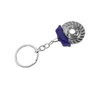 BESTYASH Portachiavi Auto Disco Freno in Metallo Blu Portachiavi Uomo e Donna e Resistente per Chiavi Auto Borsa e Design Compatto e Durevole