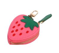 BESTYASH Portafoglio a Forma Di Frutto in Pu Mini Borsa Con Cerniera Per Monete e Piccoli Oggetti Design Portatile Con Anello Per Appendere Portachiavi o Borse Adatto Donne Di Tutte Le Età