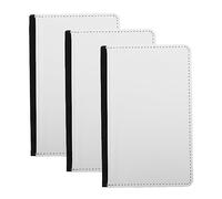 BESTYASH Portafoglio Portadocumenti Da Viaggio in Pelle Pu Trasferimento Termico, Porta Passaporto e Porta Carte, Set Da 3 Pezzi Per Organizzazione Documenti Di Viaggio Per Uso Quotidiano e Viaggi