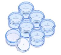 BESTYASH portapillole portatile piccolo viaggio scomparti portapillole distributore farmaci Organizzatore settimanale della pillola organizzatore pillole rotondo Blu