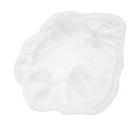 BESTYASH Posacenere in Vetro Cristallo Trasparente Antivento Portacenere Portatile per Sigari Posacenere Decorativo da Scrivania per Ufficio e Patio Esterno Design Montagna Ghiacciata