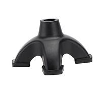 BESTYASH Puntali Antiscivolo per Bastoni da Passeggio e Trekking in Gomma Nera Design a Piedi per Presa Stabile su Strade Sterrate e Sentieri Escursionistici