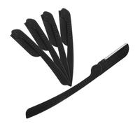 BESTYASH Raschietto Per Sopracciglia Rasoio Dermaplane Rasoi Per Il Viso Clip Del Sopracciglio Rasoio Facciale Strumento Per Modellare La Barba Rasoio Dermico Black Acciaio Inossidabile