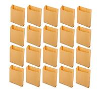 BESTYASH Sacchetti Monouso per Alimenti in Carta Kraft Khaki, Resistenti senza Odore, Confezione da 50 Pezzi per Snack e Cibi Fritti, per Cucina e Confezionamento