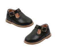 BESTYASH Scarpe Bimba Prewalkers con Suola Morbida Stile Inglese Classico Scarpe Invernali per Neonata Antiscivolo e Confortevoli per Primi Passi per Occasioni Casual e Quotidiane