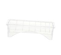 BESTYASH Scatola Di Plastica Trasparente Per Pettini, Portaoggetti Per 8 Pettini, Organizer Compatto Per Accessori Tagliacapelli, Per Barbieri e Uso Domestico