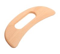 BESTYASH Scheda raschiatura a forma di facciale per i muscoli strumenti per massaggi gua sha Strumenti di massaggi linfatici in legno Massager del piede di legno grattaschiena Faggio