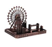 BESTYASH Scultura Metallo Ponte Londra Miniatura Dettagliata Decorazione Casa e Libreria Souvenir Europeo Resistente e Compatto