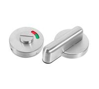 BESTYASH Serratura Porta Bagno Commerciale con Indicatore Rosso Verde Impegnato Chiavistello Affidabile con Pomello Vuoto Inossidabile per Bagni Pubblici e Rv