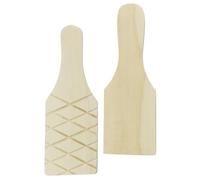 BESTYASH Set 2 Pz Pagaie in Legno Lisce per Modellare Argilla, Strumenti Fai da Te per Ceramica e Scultura, Tavole per Modellare Argilla Adatte a Famiglie e attività Manuali