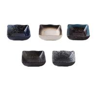 BESTYASH Set 5 Piatti Sushi Stili multipli Stile Giapponese in Ceramica Facili da Pulire e Resistenti, per Ristoranti e Negozi di Alimentari Riutilizzabile Stili multipli