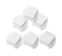 BESTYASH Set 6pezzi Accessori per Macchina Piegatura Anelli in Plastico Bianco, Facile da Usare la Creazione di Gioielli e Industria Gioielliera