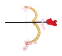 BESTYASH Set di Freccia e di Cupido per Adulti Accessorio per Costume di San Oggetto di Scena Rosso per Feste Romantiche e Cosplay