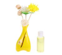 BESTYASH Set Diffusore Aromaterapia in Ceramica Decorativa Olio Essenziale, Deodorante Per Ambienti Naturale, Diffusore Antistress Per Casa, Bagno e Ufficio, Per Relax e Benessere