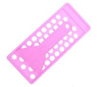 BESTYASH Set Kit Fai da Te per Balsamo Labbra Vassoio da 50 Fori in Pp, Spatola Flessibile per Trucco Labbra, Strumento per Riempimento Rossetto e Produzione Cosmetici Naturali