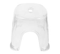 BESTYASH Sgabello a Gradino Corto Posto a Sedere Doccia Con Sgabelli Gambe Pieghevole Fare Un Passo Bagno Piccolo Piede Sedile Vasino Per Wc Sedile Del Water Transparent Pp