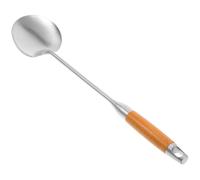 BESTYASH Spatola Inossidabile per Wok con Legno Utensile e Facile da per Chef e Cucine Professionali