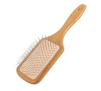 BESTYASH Spazzola Massaggiante per Chioma in Acciaio Inox Setole a Sfera 172n Beige Portatile per Donna e Ragazza Cura Capelluto e Styling Quotidiano