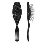 BESTYASH Spazzola per Parrucche in Filo D’Acciaio Antistatica con Cuscinetto Ammortizzante - Set da 2 Pettini Professionali per Extension e Chioma Sintetici - Spazzola da Viaggio per Donne