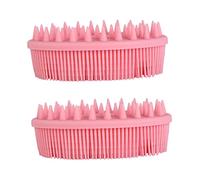 BESTYASH Spazzole Da Bagno Per Ragazzo Ragazza in Silicone Set 2 Pezzi, Morbide e Flessibili, Massaggio Delicato Per Ragazzo Ragazza, Leggere e Portatili, Cura Sicura Della Pelle Durante Bagnetto