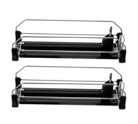 BESTYASH Spingitore Automatico 2 Pezzi per Bevande in Lattina e Bottiglia Organizzatore di Bibite per Frigorifero Distributore Compatto per Bevande Soda e Birra Metodo Ordinato per