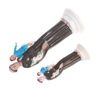 BESTYASH Statua Di Sant'antonio Con Gesù Bambino in Braccio, 2 Pezzi, Statuetta Sacra Cattolica, Scultura Da Tavolo Per La Decorazione Religiosa Di Casa E Chiesa.