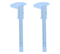 BESTYASH Strumento a Corsoio Per Sopracciglia 2 Pezzi Mini Strumento Di Misura in Plastica 150mm Righello Professionale Guida Per Tatuaggio e Trucco