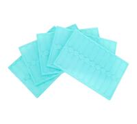 BESTYASH Supporto per Microscopio 5 Pezzi, Stendino da Laboratorio per Vetrini da Microscopio 20 Slot, Scatola per la Conservazione dei Vetrini, Resistente alle Macchie Chimiche, per Studi