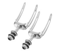 BESTYASH Supporto Ruota Anteriore Staffa in Acciaio Zincato Miglior Comfort e Leggerezza per Sedia a Rotelle Manuale ed Elettrica per Forcella Ruota Anteriore