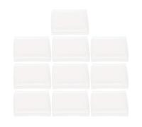 BESTYASH Tamponi di Inchiostro Vuoti Fai da Te 10 Pezzi, Spugna Spessa e Plastica, per Timbri Manuali, Scrapbooking, Decorazioni Casa e Ufficio