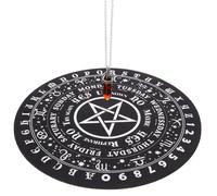 BESTYASH Tappetino in Gomma con Pentagramma per Divinazione, Leggero e Resistente, Accessorio Decorativo per Tavolo con Stile Artistico Adatto per Oggetti Decorativi Casa