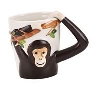 BESTYASH Tazza Scimmia Carina per Latte e Mug da Ufficio e Casa Design Ergonomico e Facile da per Tè e Bevande Varie