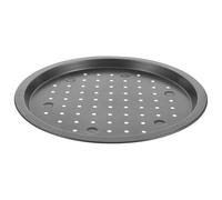 BESTYASH Teglia Pizza Forata in Acciaio al Carbonio Antiadente per Forno Piastra Multifunzione per Focacce e Dolci per Cucina Casa e Ristorante