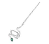 BESTYASH tornante di serpente con piccolo spillo forcine per chignon coda bastoncini di pelo di serpente bacchette per per le donne forcina per Metallo Silver