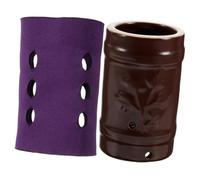 BESTYASH vaso di moxibustione borsa termica borse termiche Riscaldamento termo caldo Indietro coppetta per moxibustione strumento di moxibustione serbatoio di moxibustione ceramica Brown