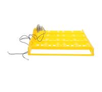 BESTYASH Vassoio e Domestico ed Osservazione per Uso per Semplice da 16 Pezzi Plastico Giallo, Stabile Tasso di Schiusa, Design Incubatrice Uova in in Laboratorio