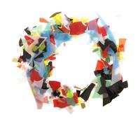 BESTYASH Vetro Fusibile a Frammenti per Microonde, 5 Sacchetti | Materiale per Forno a Microonde, Texture Naturale e Colori Sfumati, per Progetti Macchiati e Prove