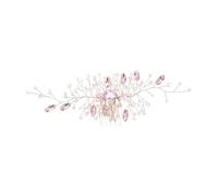 BESTYASH Wedding Hair Comb For Brides Rhinestone Crystal Hairpiece With Strong Secure Hold Versatile Bridal Hair Slide For Bridesmaids And Women