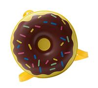 BESTYASH Zaino per Bambini e Ragazzi a Forma di Ciambella Giallo, Borsa Portatile Tracolla Regolabile, Custodia Portaoggetti Creativa per Scuola