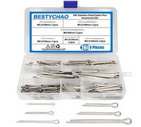 BESTYCHAO 160pcs Kit di Assortimento di Coppiglie, Chiave a Coppiglia in Acciaio Inossidabile Raccordo Più Veloce Coppiglia di Tipo U Sharp